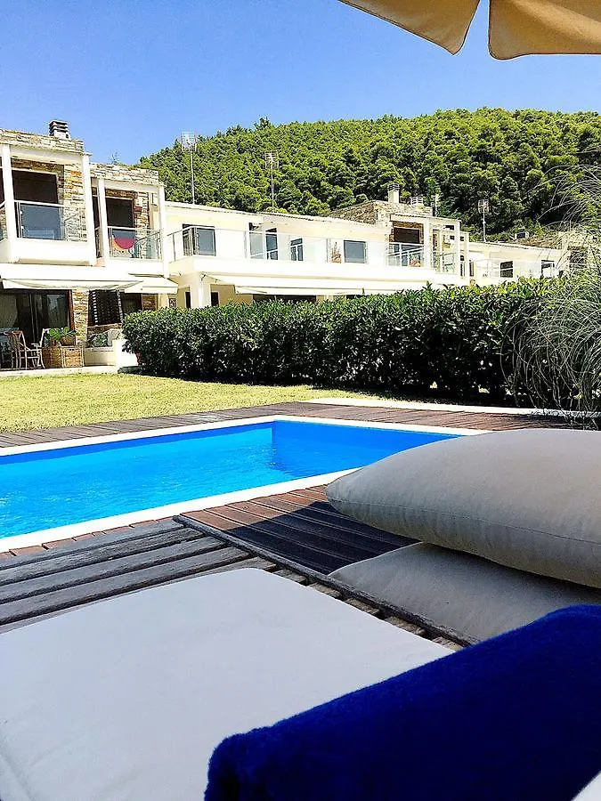 Vila #Luxlikehome - Marni Luxury Beachfront Maisonette Ladhokopana Řecko